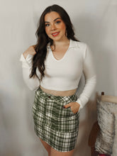 Load image into Gallery viewer, Candie Plaid MiniSkirt