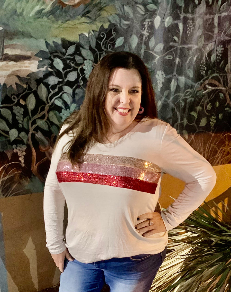 Mandy Sequin Top – Connected Hearts Boutique