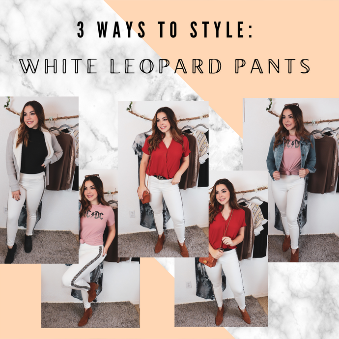 Style Guide: 3 ways to wear white pants during fall!