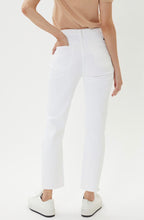 Load image into Gallery viewer, Ocean Breeze High Rise White Distressed Jeans
