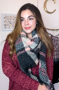 Candy Apple Blanket Scarf
