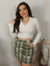 Load image into Gallery viewer, Candie Plaid MiniSkirt
